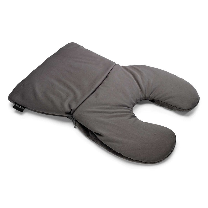 Samsonite وسادة السفر السحرية 2 في 1 من سامسونيت، بلاستيك، رمادي غامق، مقاس واحد - Image 2