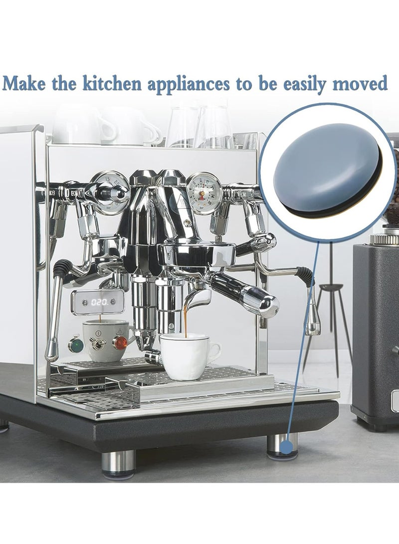 Oasisgalore 16 Pack Kitchen Appliance Sliders DIY Adhesive Magic Sliders Sliding Tray for Most Coffee Makers, Blenders, Air Fryers and More - Image 2