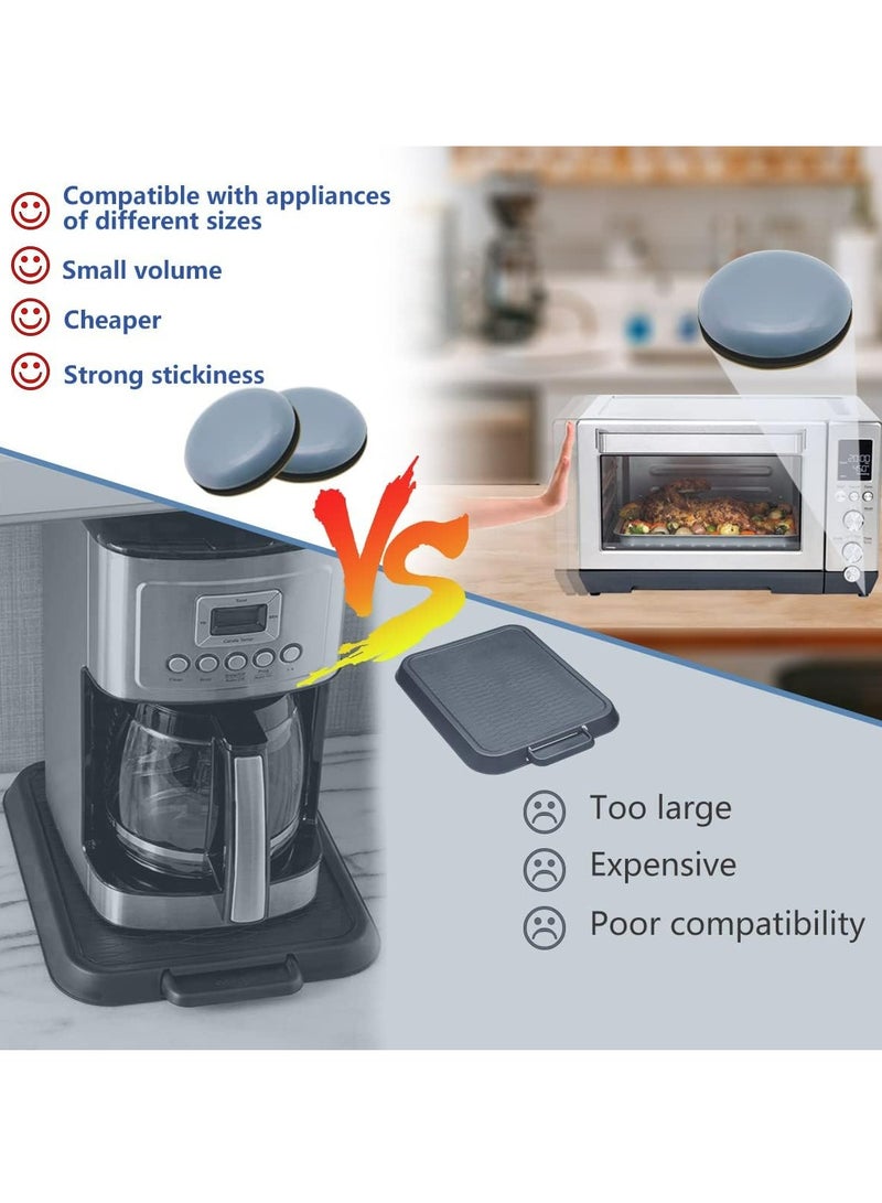 Oasisgalore 16 Pack Kitchen Appliance Sliders DIY Adhesive Magic Sliders Sliding Tray for Most Coffee Makers, Blenders, Air Fryers and More - Image 4