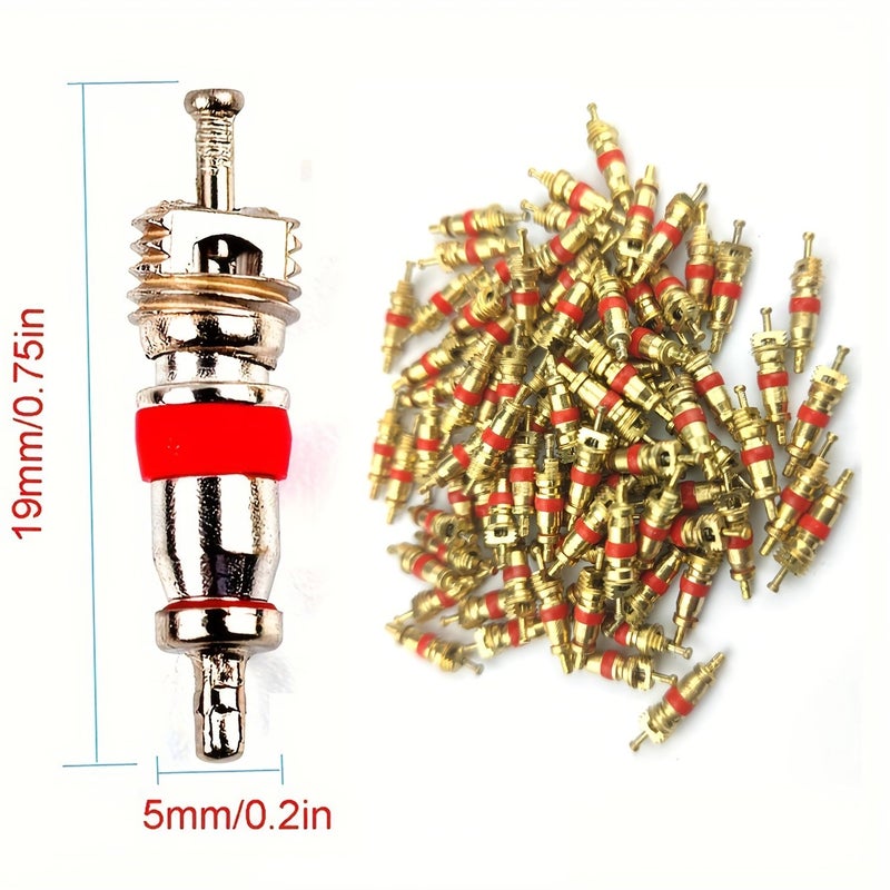 Tire Valve Tool 16pcs For Car Truck Motorcycle Single End Removal Kit Valve Core Combo - Image 2