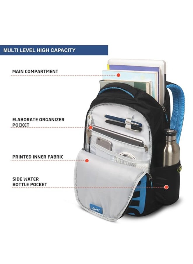 Skybags - Skybags Krew 01 Laptop Backpack (H) Black,22 L - Image 1