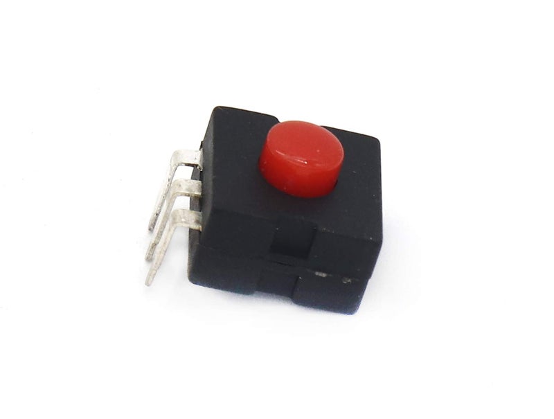 Electronicspices Electronic Spices PACK OF 10 Mini Red 3 Pin on-off 3 Position PCB Flashlight Push Button Switches - Image 4