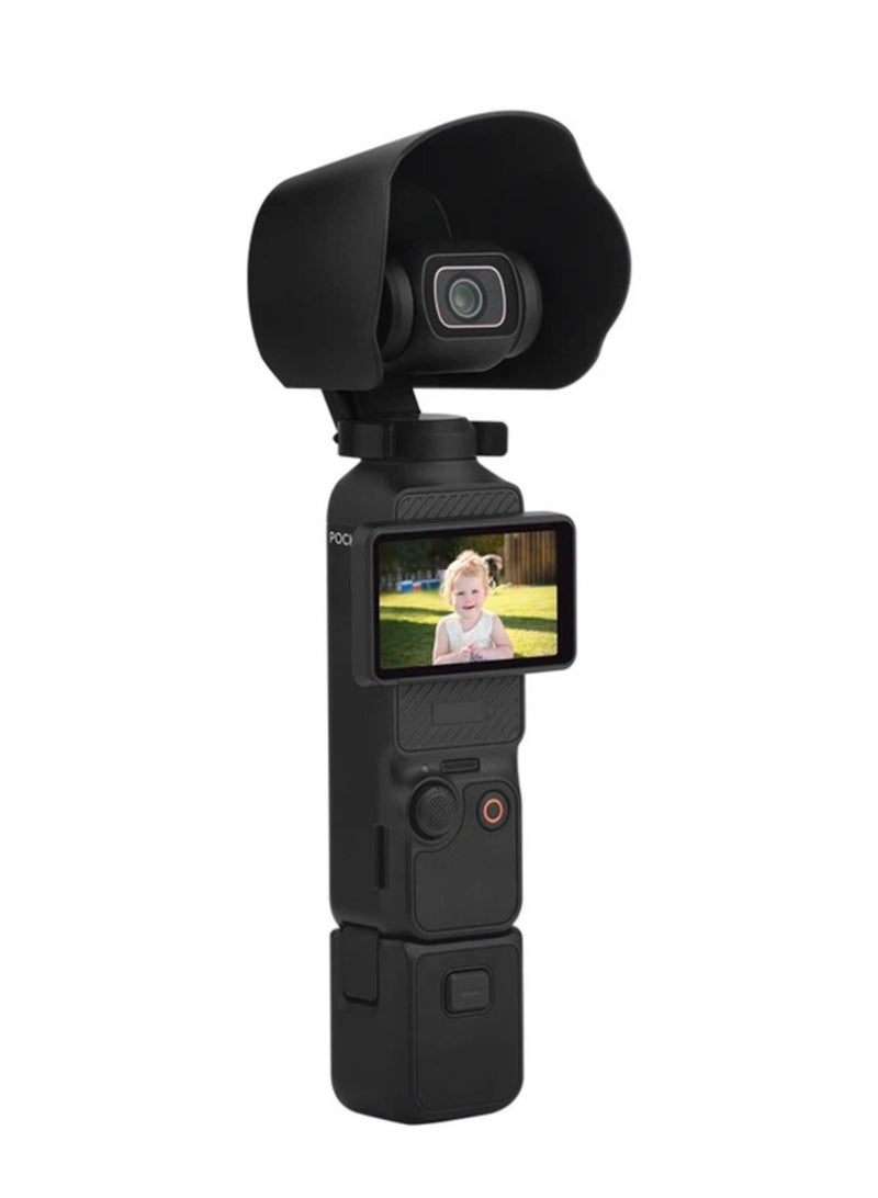 Lens Hood for DJI Osmo Pocket 3 | Anti-Glare Sunshade Cover | Lightweight 12.8g - Image 2