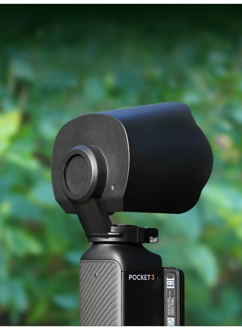 Lens Hood for DJI Osmo Pocket 3 | Anti-Glare Sunshade Cover | Lightweight 12.8g - Image 5