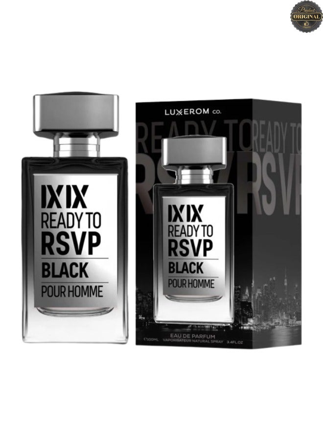 LUXEROM 14 Pieces IXIX Ready To Rsvp Black Perfume For Men 100ml EDP - Image 2