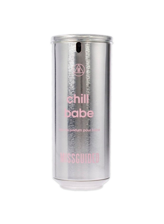 Missguided - Missguided Chill Babe - Chypre Floral Fragrance For Women - Opens With Notes Of Sorbet, Citruses And Pear - Middle Notes Of Rose, Cyclamen And Jasmine - Exotic Incense Fusion - Edp Spray - 2.7 Oz - Image 1
