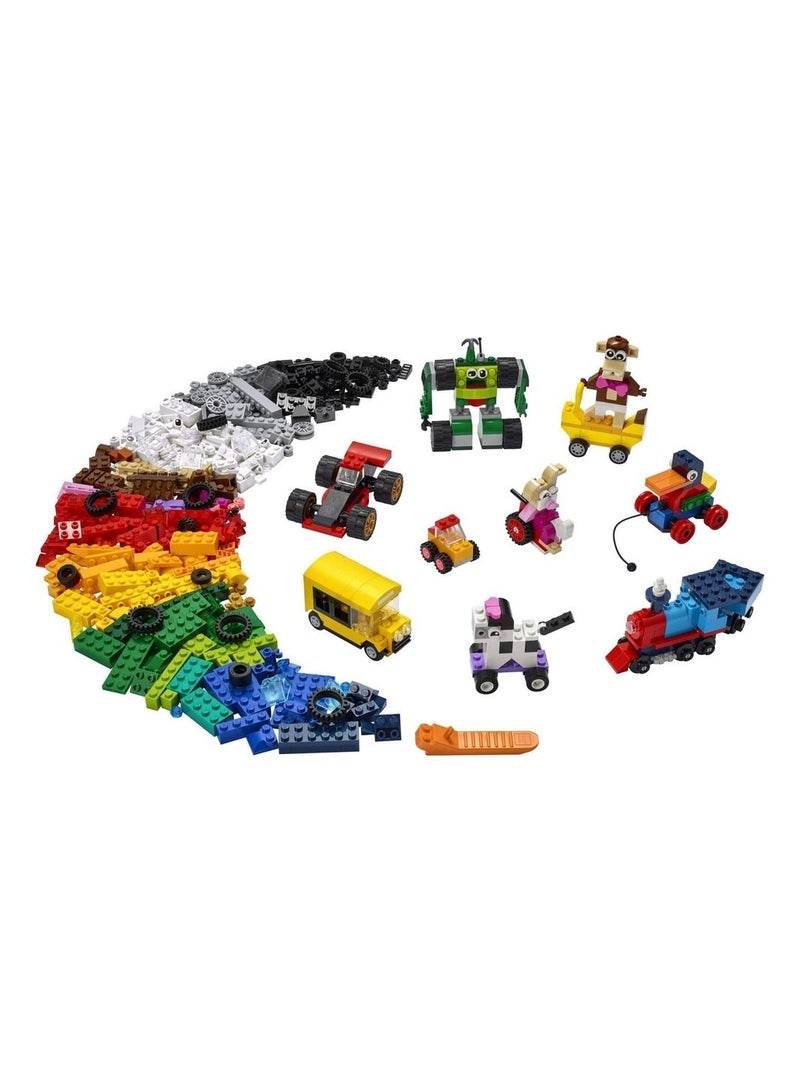 LEGO LEGO - Classic Stone Box with Wheels 653 Pieces - 11014  - Image 4