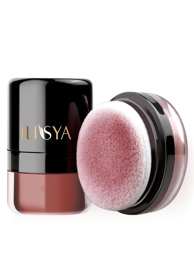 ROUSE Face Blush Powder Makeup Soft Mushroom Blush for Cheeks Long Lasting Makeup Powder Highlight - Matte Finish (Autumn Berry) - Image 1