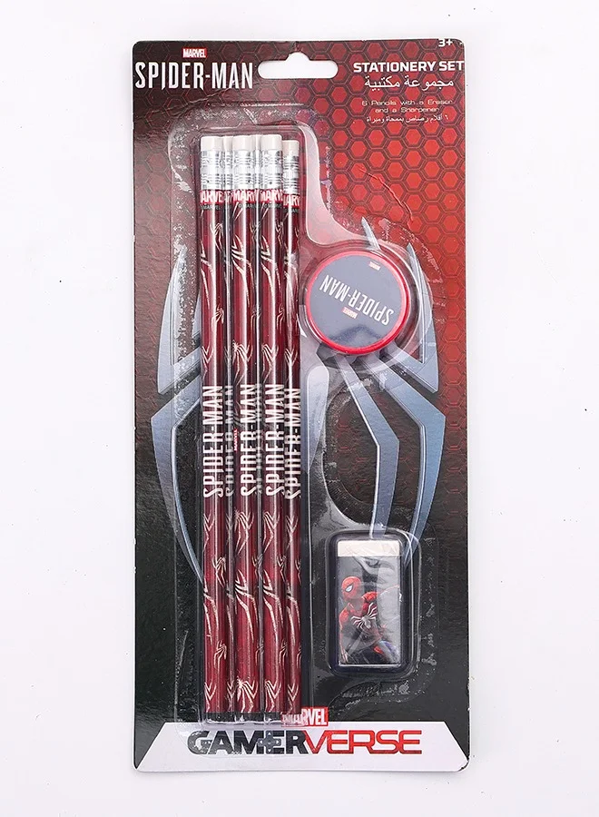 ترو كير Marvel Spiderman Lets Go Spidey Stationery Set 8PCS