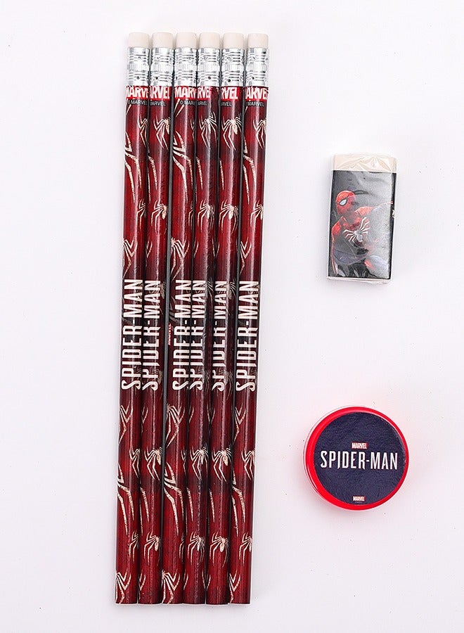 Trucare Marvel Spiderman Lets Go Spidey Stationery Set 8PCS - Image 2