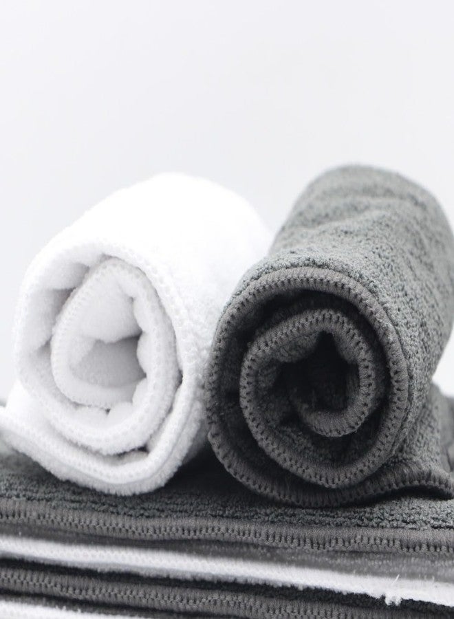 Asenappy Microfiber Inserts for Cloth Diapers (10pcs-White&Grey Inserts) - Image 5