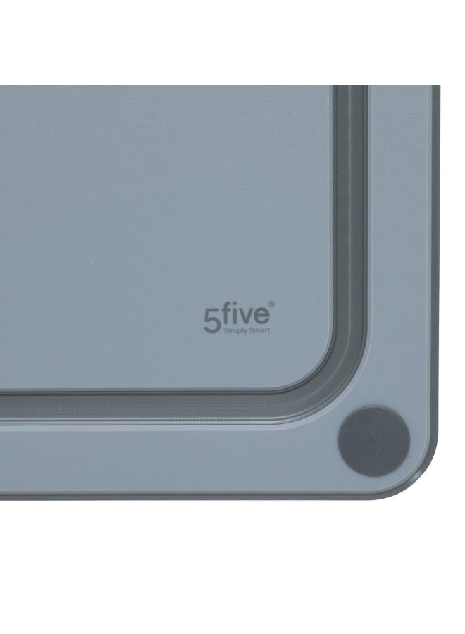 Five Simply Smart Neo Rectangular Cutting Board Grey 37 x 27.5 cm 190095A - Image 3