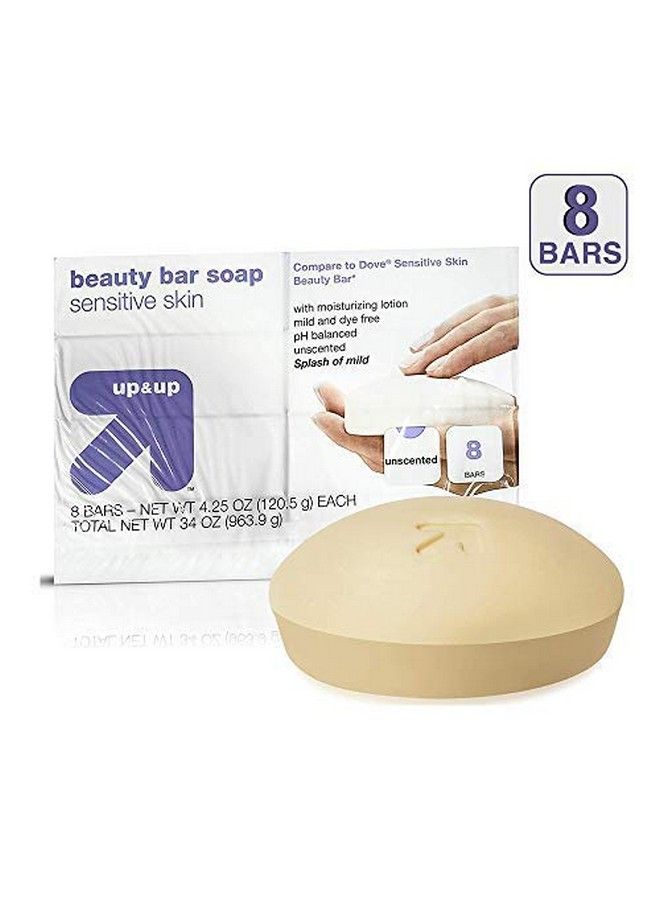 Up & Up Moisturizing Bar Effectively Washes Away Bacteria 8 Pack Bar Soap (Sensitive Skin) - Image 4