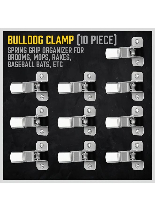 10pcs Heavy Duty Metal Tool Hooks Wall Mounted Storage Rack For Garage Organization - Image 5