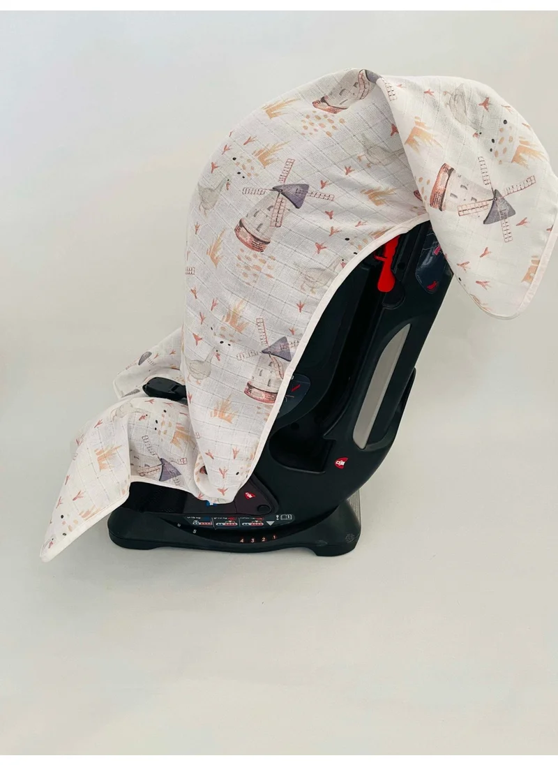 juniperus Baby Muslin Car Seat Stroller Cover