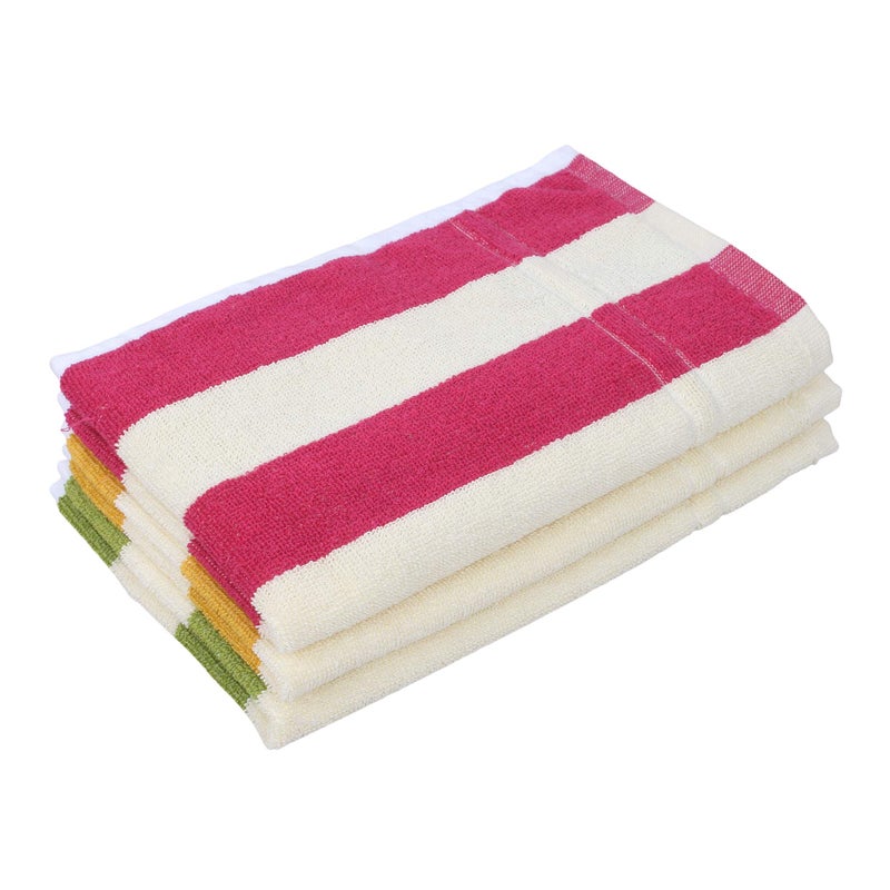GRGRASP Thread That Bind Relations 375 GSM Cotton Soft and Super Absorbent Hand Towels (Multicolor, 14 x 21 Inch)- Set of 4 Piece - Image 4