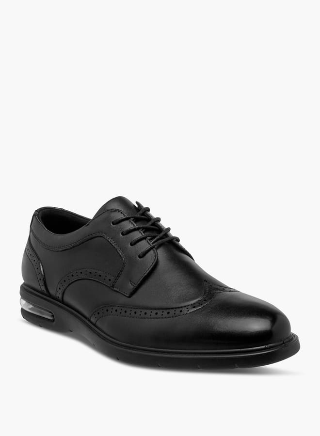 Le Confort Men Textured Lace-Up Derby Shoes  - Image 2