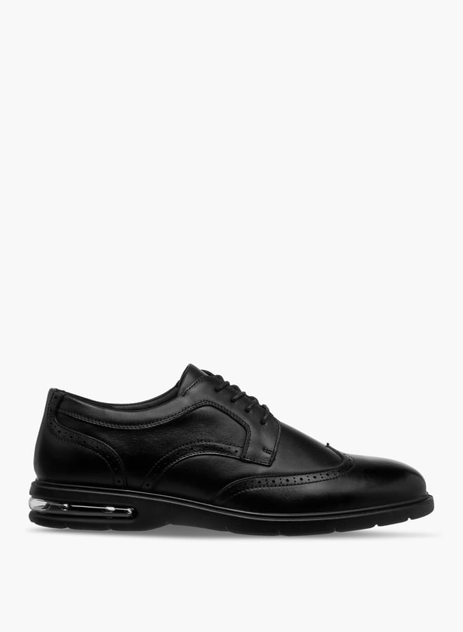 Le Confort Men Textured Lace-Up Derby Shoes  - Image 3