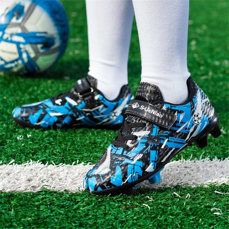 DISRATEBLU Kids Soccer Shoes Boys Football Cleats Professional Athletic Outdoor Trainning Football Shoes Youth Girl Turf Soccer Cleats - Image 5
