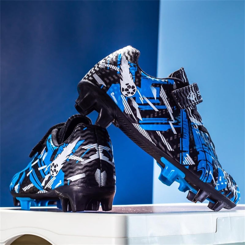 DISRATEBLU Kids Soccer Shoes Boys Football Cleats Professional Athletic Outdoor Trainning Football Shoes Youth Girl Turf Soccer Cleats - Image 4