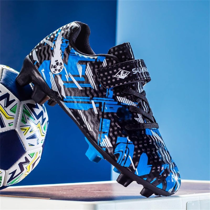 DISRATEBLU Kids Soccer Shoes Boys Football Cleats Professional Athletic Outdoor Trainning Football Shoes Youth Girl Turf Soccer Cleats - Image 3