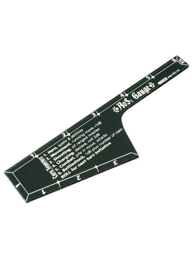 LITKO Movement Gauge Warhammer: Age of Sigmar 1st Edition & 2nd Edition, Translucent Grey - Image 1