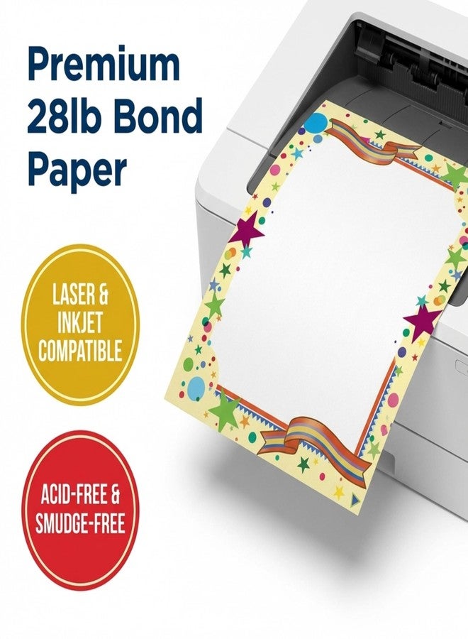 بيبر دايركت مجموعة متنوعة من أوراق الزينة للحفلات من PaperDirect، 10 تصاميم احتفالية، مقاس 8.5 × 11 بوصة، أدوات مكتبية قابلة للطباعة للفصول الدراسية والكنائس والفعاليات والمنشورات والدعوات واحتفالات الأعياد - 100 ورقة - Image 5