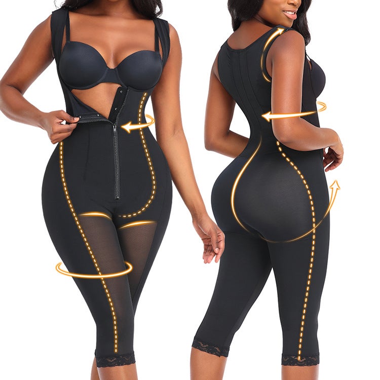 Topmelon New Explosions Long Fat Woman Large Size Tight Belly-Lifting Hip Body Shaper D1659B - Image 2