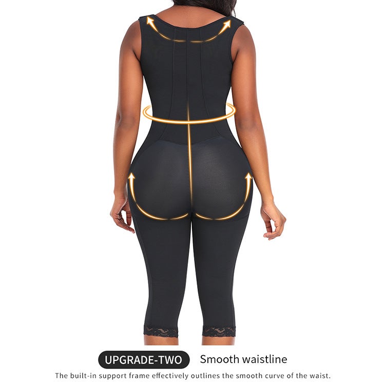 Topmelon New Explosions Long Fat Woman Large Size Tight Belly-Lifting Hip Body Shaper D1659B - Image 4
