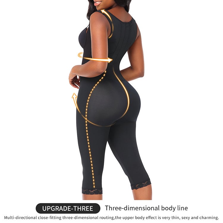Topmelon New Explosions Long Fat Woman Large Size Tight Belly-Lifting Hip Body Shaper D1659B - Image 5