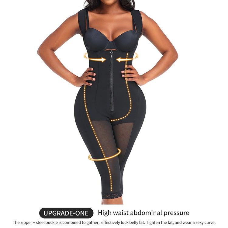 Topmelon New Explosions Long Fat Woman Large Size Tight Belly-Lifting Hip Body Shaper D1659B - Image 3