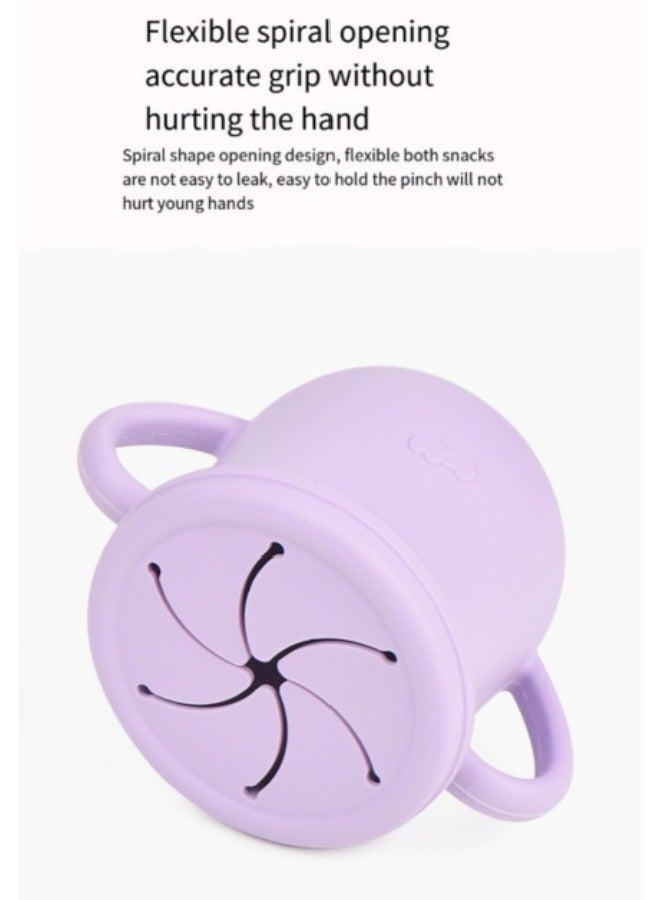 Baby Drinking Cup Straw Water Cup Children's Silicone Snack Cup Green - Image 3