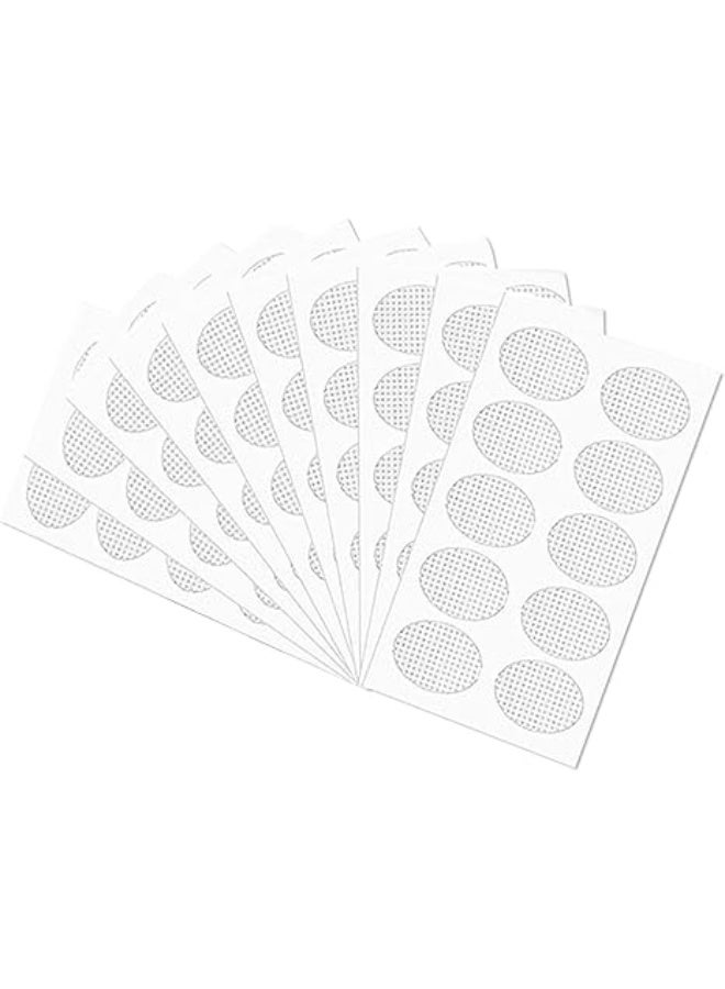 SUNSAR 100PCS Earlobe Support Patches for Earrings Invisible Protectors Earring Stickers Earlobe Support Patches for Heavy Earrings Tape for Long Time Earringes Supportes for Heavy-Earring - Image 1