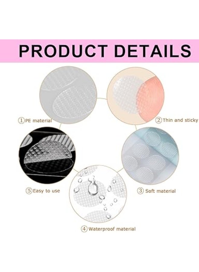 SUNSAR 100PCS Earlobe Support Patches for Earrings Invisible Protectors Earring Stickers Earlobe Support Patches for Heavy Earrings Tape for Long Time Earringes Supportes for Heavy-Earring - Image 3