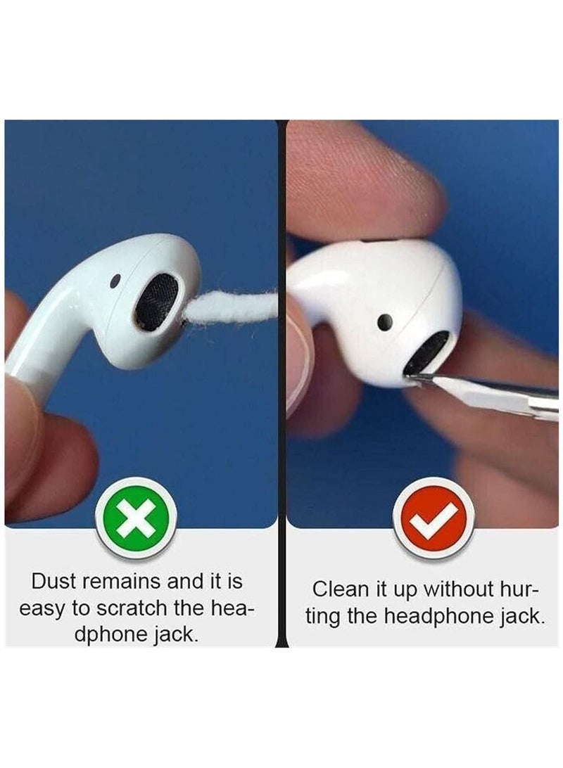 Earbuds Cleaning Pen Earphone Brush Bluetooth Earbuds Cleaning Pen Cleaning Brush Kit Multifunction Durable Cleaning Pen Kit Clean Brush - Image 5