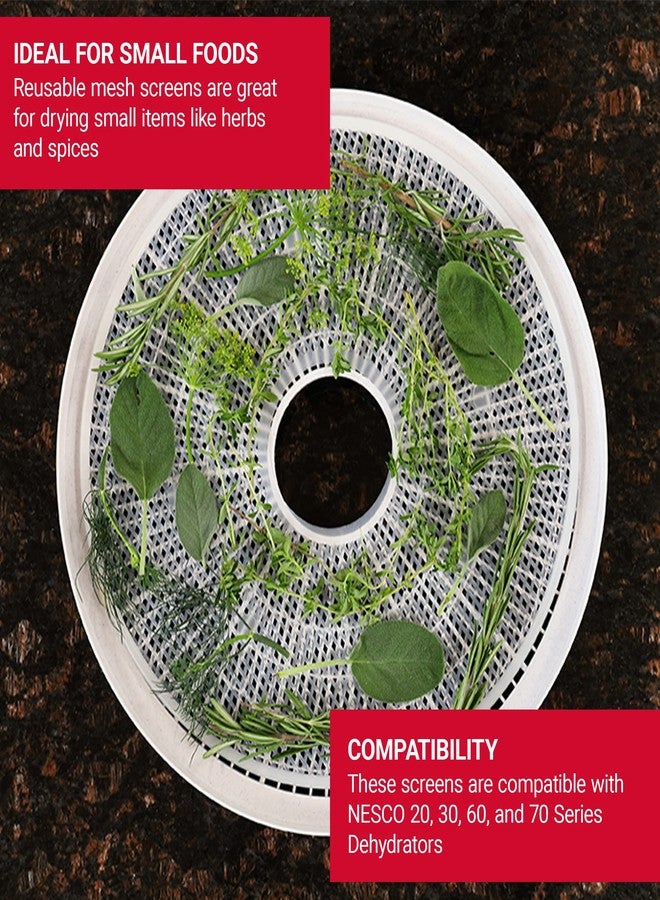 NESCO LM-2-6 Round Plastic Mesh 13 1/2" Clean-A-Screens, for Dehydrators, (Pack of 2) - Image 2