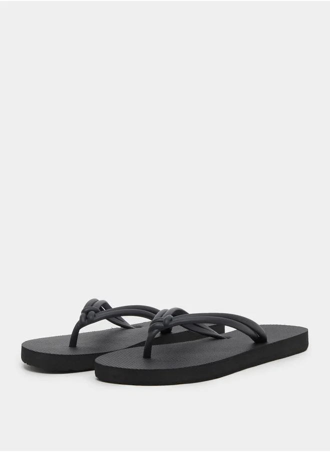 ستايلي Textured Flip Flops