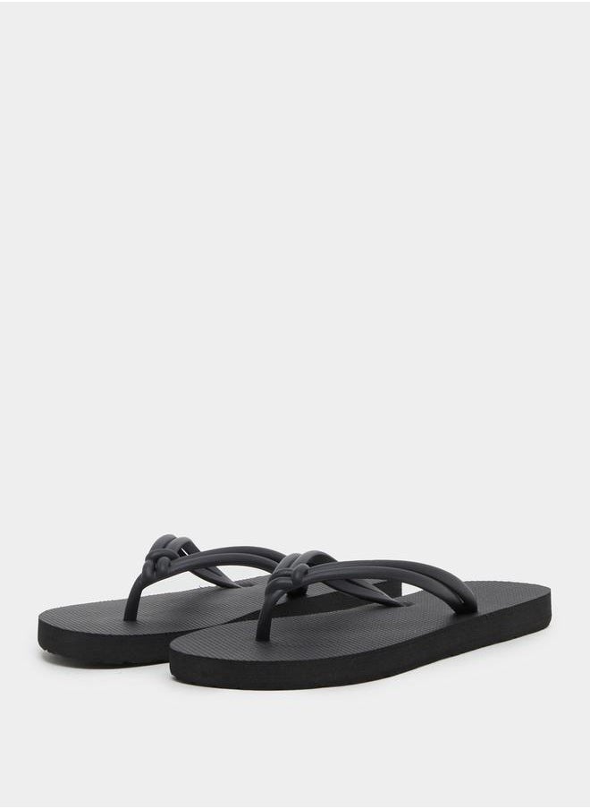 Styli Textured Flip Flops  - Image 2