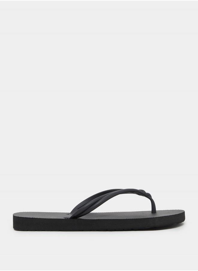 Styli Textured Flip Flops  - Image 1
