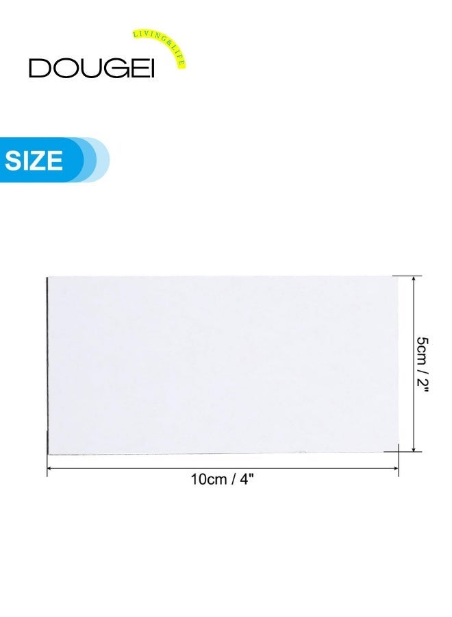 DOUGEI Hook and Loop Strips 2" x 4", 12 Pairs Rectangle Strong Tape Double Sided Adhesive Sticky Fastener Back Mounting Tape for Home or Office Use, Indoor & Outdoor Use, Black - Image 2