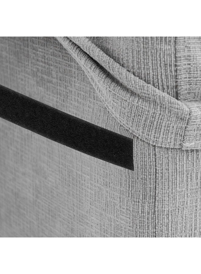 DOUGEI Hook and Loop Strips 2" x 4", 12 Pairs Rectangle Strong Tape Double Sided Adhesive Sticky Fastener Back Mounting Tape for Home or Office Use, Indoor & Outdoor Use, Black - Image 5