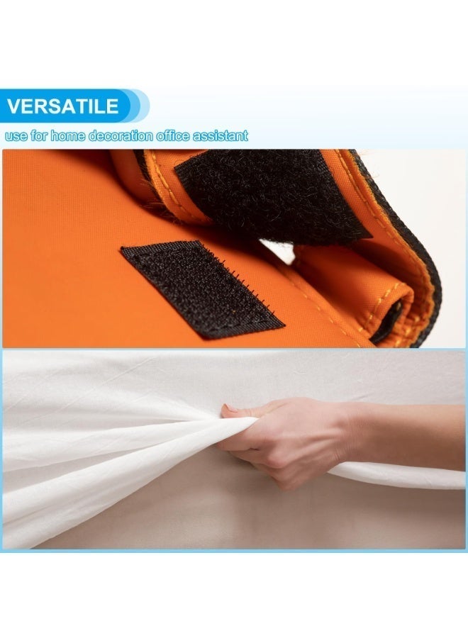 DOUGEI Hook and Loop Strips 2" x 4", 12 Pairs Rectangle Strong Tape Double Sided Adhesive Sticky Fastener Back Mounting Tape for Home or Office Use, Indoor & Outdoor Use, Black - Image 4