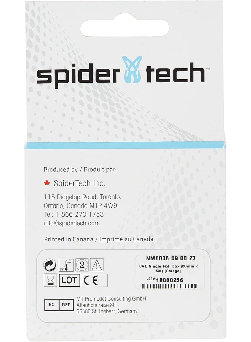 سبايدر تيك صندوق CAD ذو لفة واحدة باللون البرتقالي - Image 4