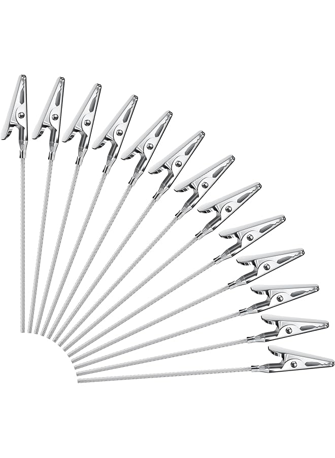 The Bros 30 PCS Metal Wire Alligator Clips for Craft Photo Card - Image 1