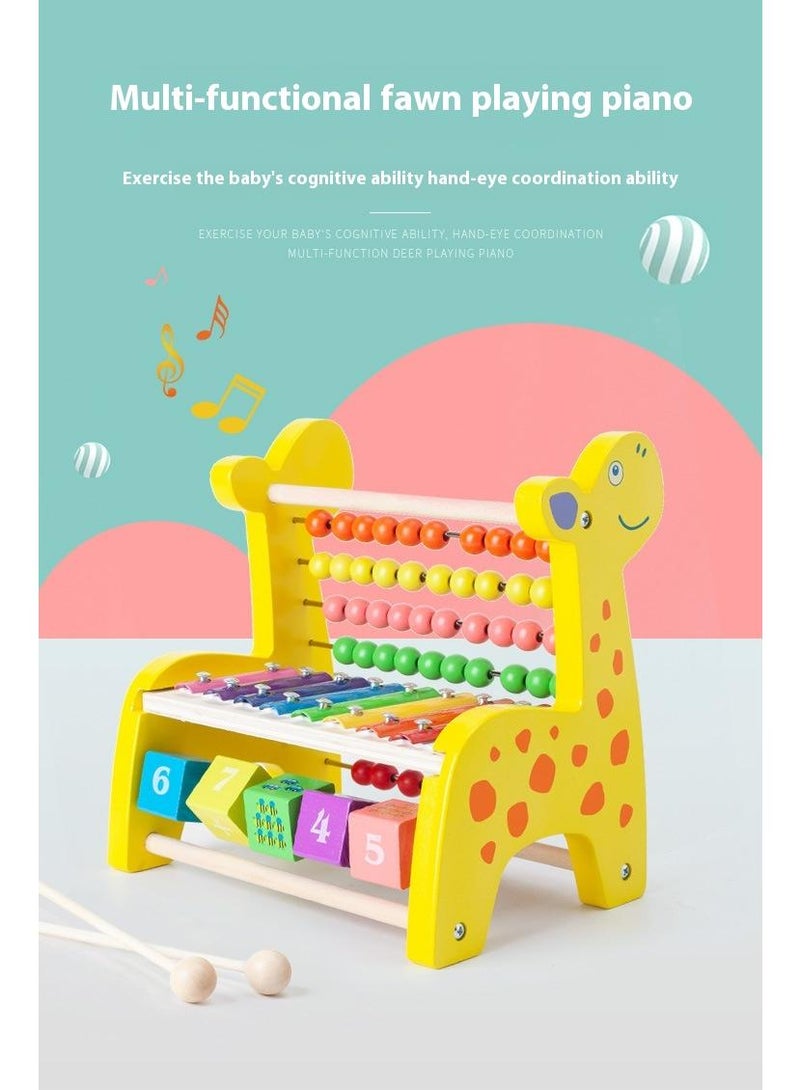 Y&D Wooden Deer Functional Calculation Frame For Children Children's Early Education Puzzle Toys  - Image 2