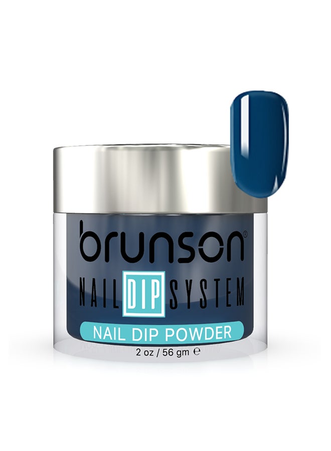 brunson Nail Dip Powder Dip And Buff System Color 56gm, French Nail Art Starter Manicure Salon DIY At Home Odor Free And Long Lasting No Needed Nail Lamp Curing DBK069