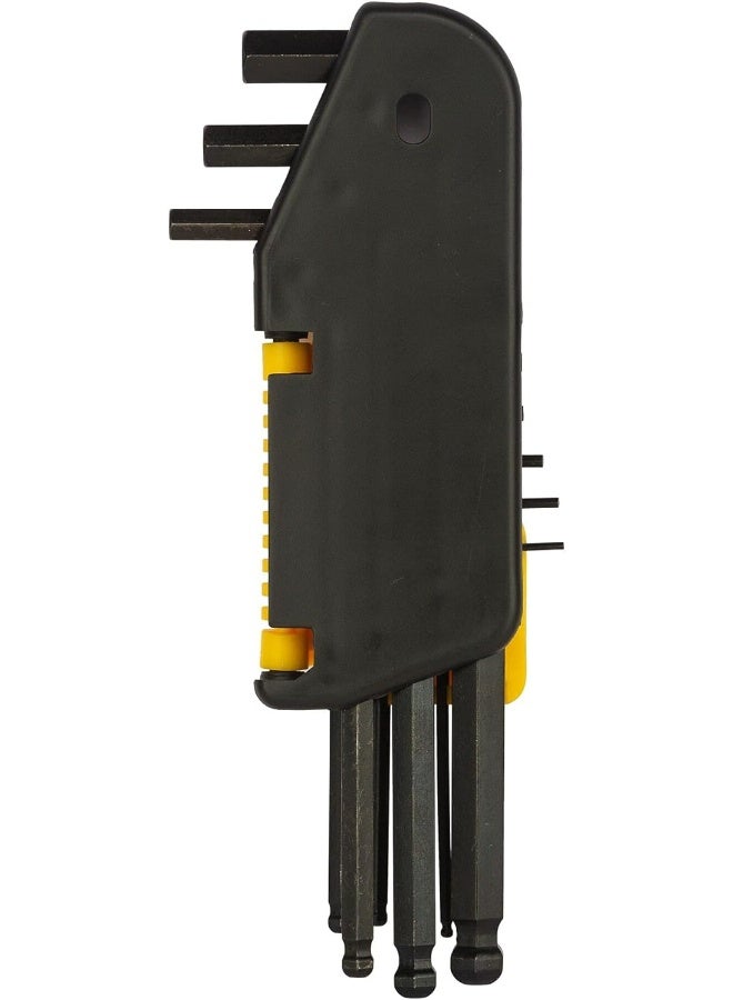 Stanley Folding Key Set, Yellow/Black, 0-69-256, 9 Pieces - Image 4