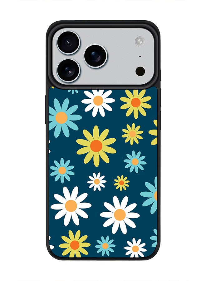 Stylizedd iPhone 17 Pro Max Case, [Compatible with MagSafe] Slim Magnetic cover Phone Case iPhone 17 Pro Max -Pick A Daisy - Image 1