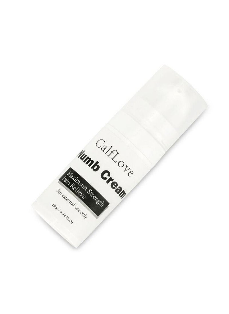 CalfLove - Numbing Cream for Maximum Strength Pain Relief Before Tattoo Cream | Topical Anesthetic Fast Acting Tattoo Numb Cream for Deep Pain Relief with Vitamin E Added  10 ml - Image 1