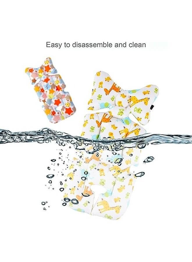 hibobi Universal Baby Seat Liner – 3D Air Mesh, Soft & Breathable Cushion for Strollers, Car Seats, High Chairs & More | Non-Slip & Comfortable for Infant, Baby & Toddler - Animals - Image 4